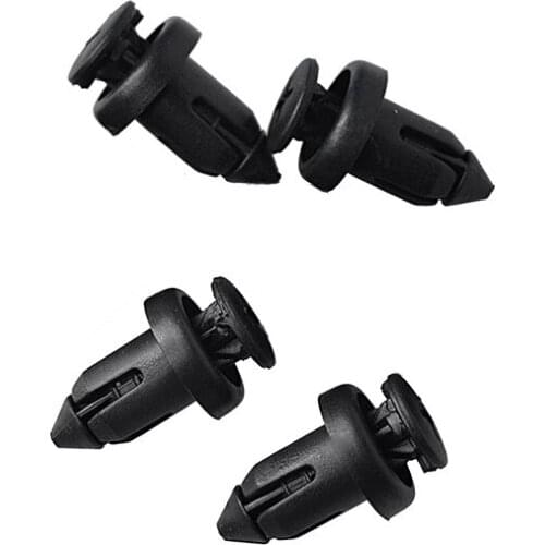 20Pcs 9mm Hole Auto Fender Bumper Fasteners Push Type Clips Car Door Trim Panel Plastic Rivet For Nissan For Honda For Toyota