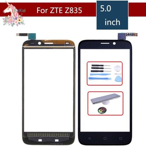 5.0"Touch Screen Digitizer For ZTE Maven 3 Z835 Touch Panel Touchscreen Lens Front Glass Sensor NO LCD Z835 Replacement