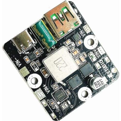 60W Multi Protocol Fast Charging Module Dual Port USB + Type-C Vehicle Flash Charging