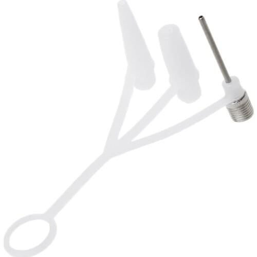 3 Pcs Ball Inflator Valve Adapter Hand Air Pump Needle Home Outdoor Accessories