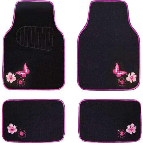 Car-pass Car Floor Mats Auto Anti-Slip Mat Universal for vw passat b5 6 polo golf tiguan jetta touran touareg lada car styling
