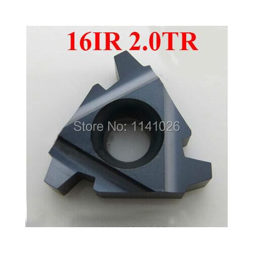 Free Shipping 16IR 2.0TR Internal Indexable Trapezoidal Threading Lathe Inserts for SNR Threaded Lathe Holder