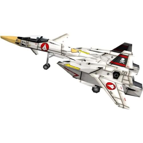 Super Space-time Fortress VF4 Aircraft Paper Model Toy