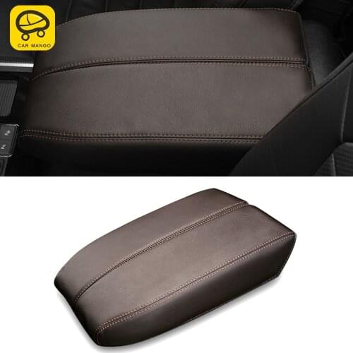 CarMango Car Accessories Center Armrest Box Protector Cover Mat Pad Cushion Decoration for Volkswagen Atlas Teramont 2017-2019
