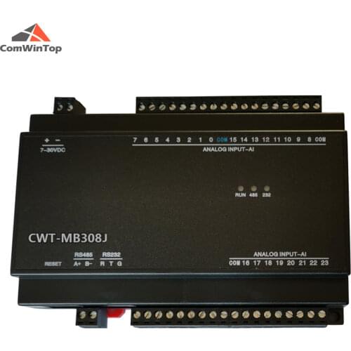 CWT-MB308J 16AI+4Ao Modbus Acquisition Module with 32-bit ATMEL ARM