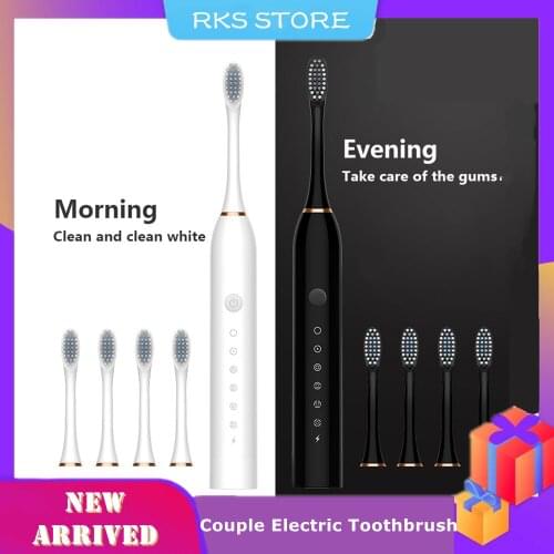 Fast Sonic Electric Toothbrush USB Charging Adult Waterproof Smart Toothbrush Ultrasonic Automatic Children Cleaning Toothbrush