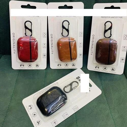 Leather Case for AirPods Pro Shockproof Cover For AirPods 3 Brown Red Blue Black Green for Airpods 2019 Pro Accessories