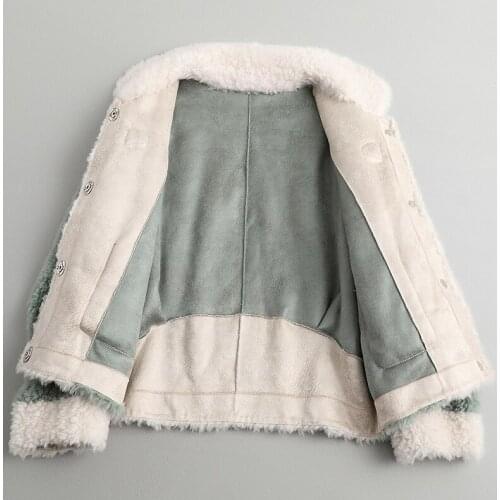 Fur Womens Coat Female Sheep Shearling Wool Coats Winter Jacket Women Clothes 2020 Korean Jackets Manteau Femme MY4223 s s