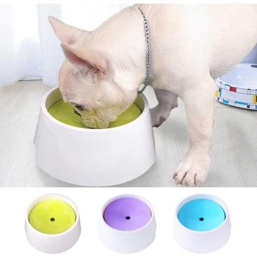 Not Wet Mouth Dog Bowl Water Feeder Floating No Spill Eco-friendly Plastic Pet Water Drinking Bowls for Pet Feeding