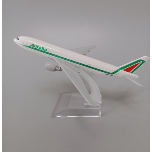 16cm Air Italian Alitalia B777 Boeing 777 Airlines Plane Model Alloy Metal Diecast Model Airplane Aircraft Airways Gift
