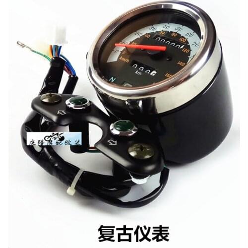 Modification of CG125 Motorcycle Retro-refitting Instrument Meter Odometer GN125