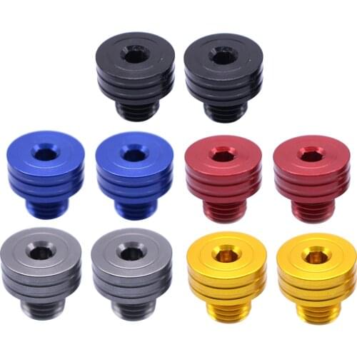 Motorcycle M10 x 1.25 Clockwise Rearview Rear View Mirror Hole Screws For Honda Suzuki Triumph Aprilia