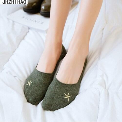 Socks Slippers Embroidered womens socks sexy corta vento meias sock women calcetines chaussette femme wholesale