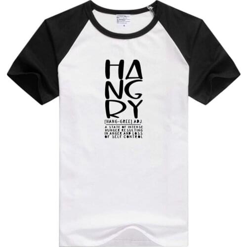 Hangry [hang-gree] phrase short sleeve casual men T-shirt Comfortable Tshirt Cool Novelty tee funny design GA207