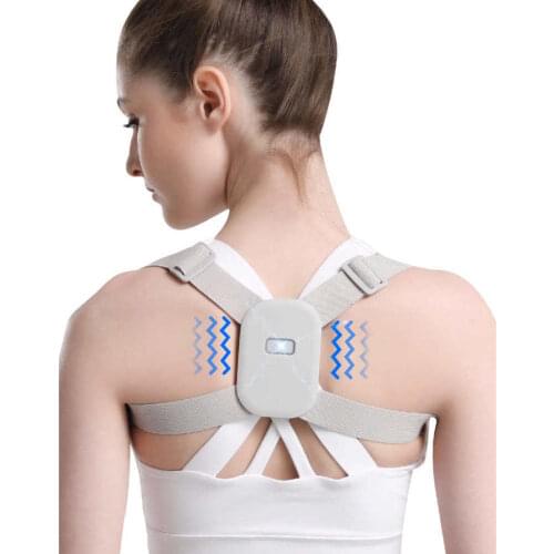 Adjustable Intelligent Posture Trainer Smart Posture Corrector Upper Back Brace Clavicle Support for Men and Women Pain Relief