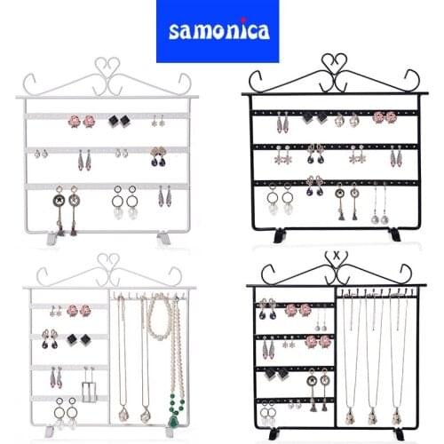 Earrings Ear Studs Necklace Jewelry Stand Display Metal Shelf Storage Frame Organizer Holder Exhibition Stand oorbellen houder