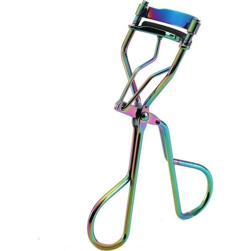 Eyelash Curler Tweezers For Women colorful Professional Naturally Last-Long Lash Curler with Refill Silicone Pads fixed Eyelash