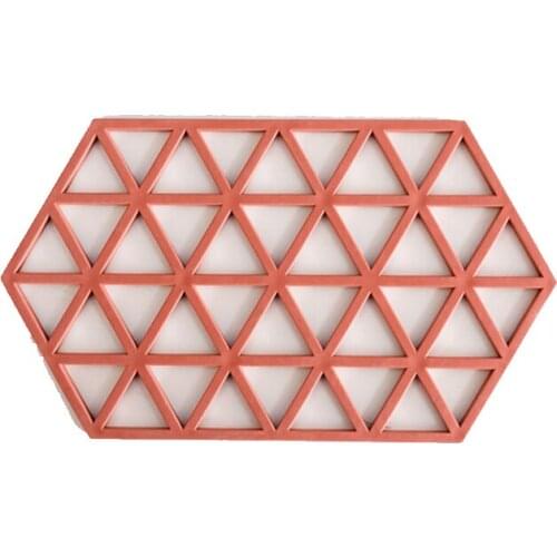 2PCS Silicone coasters, non-slip placemats, hollow potholders, bowls, anti-hot placemat