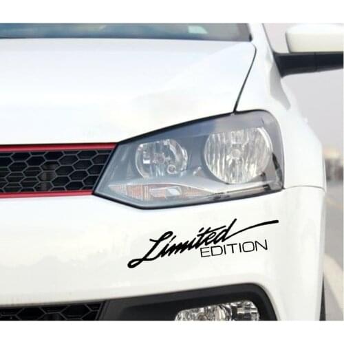 LIMITADAEDITION English Signature Reflective Car Stickers Eyebrow Lights Affixed Glue Sticker Oem 16 Head PVC Cn(origin) 3.8