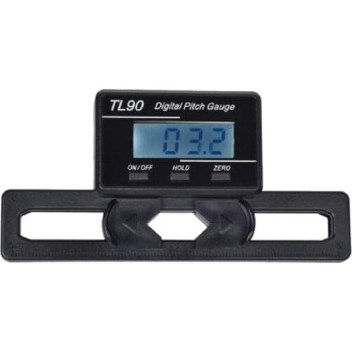 TL90 LCD display Digital Pitch Gauge Blades degree angle for align 450 700 RC heli F