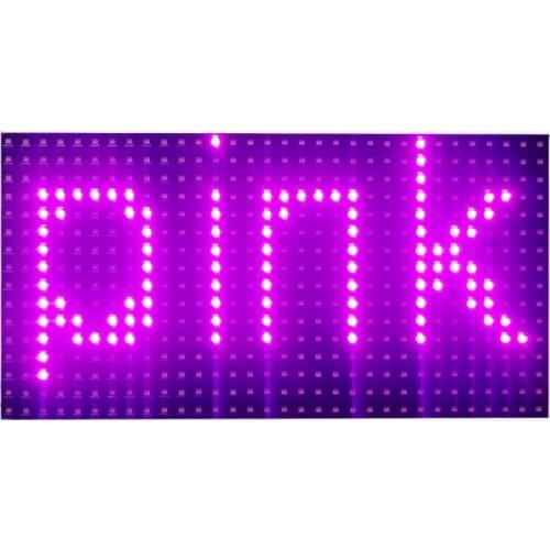 Free shipping p10 smd outdoor pink color led moving letter led display module 320*160mm for LED text display
