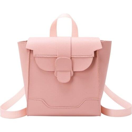 8PCS / LOT Waterproof Leather Women Shoulder Bag Crossbody Bag Girls Backpack Preppy Style Satchel