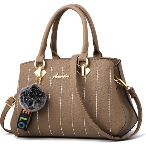 YINGPEI woman fashion handbags trend messenger bag Korean version women bag leisure hair ball ornaments flap Free shipping 2018