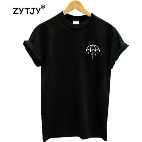 Umbrella pocket Print Women Tshirt Cotton Casual Funny t Shirt For Lady Top Tee Hipster Drop Ship H-37