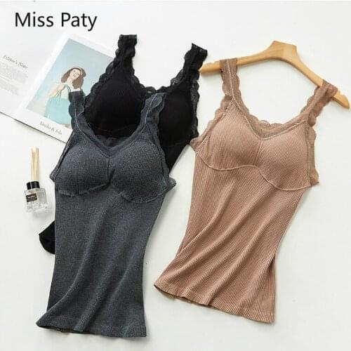 Ladies sexy crop top black lace padded camisoles undershirts for women sleeveless vest T-Shirt tank top underwear intimates