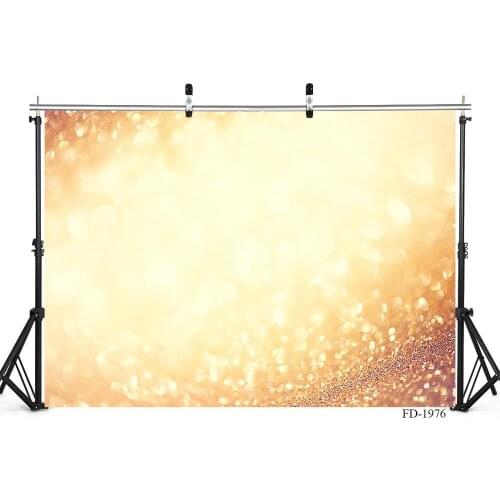 Golden Glitters Bokeh Wall Party Photography Background Customized Photographic Backdrops For Photo Studio Baby Shower Photocall