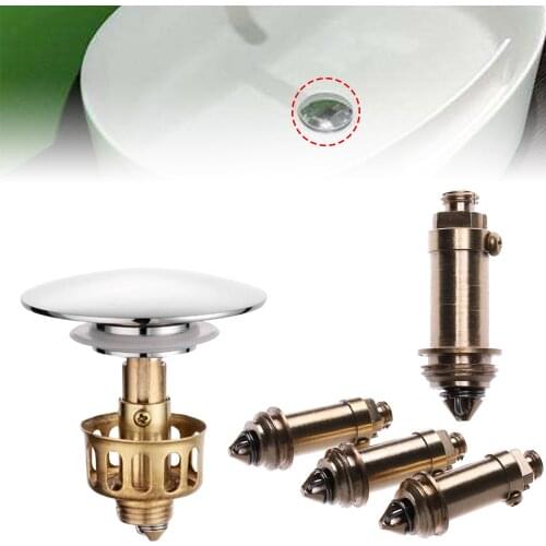 1PC Replacement Basin Bath Waste Easy Pop Up Click Clack Plug Bolt Spring Bathroon for Most Sink Barth Tub Basin Drain Stopper