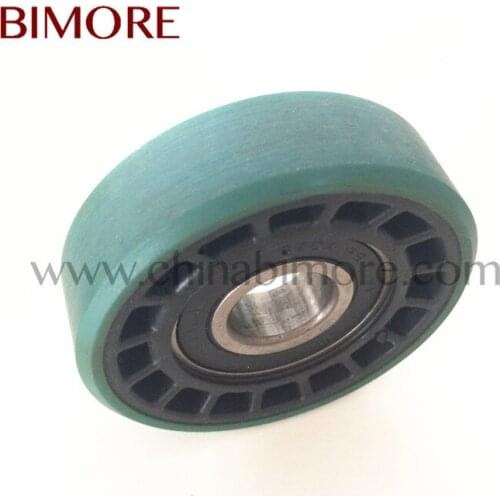 30PCS BIMORE Escalator Step Chain Roller OD76.2mm Thickness 22mm Bearing 6204 RS