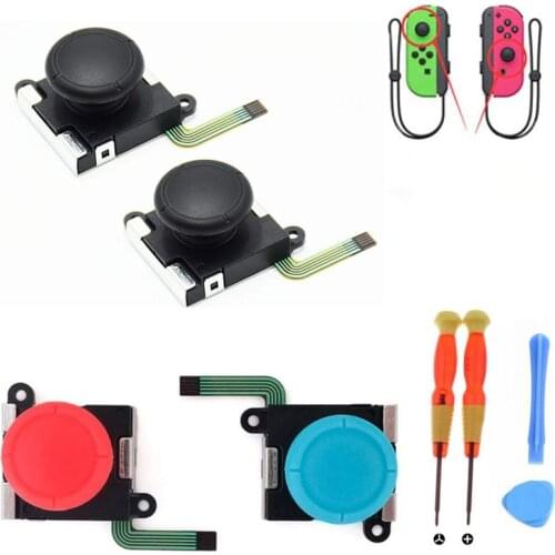 3D Analog Joystick thumb Stick grip Cap Button Key Module Control Repair Part for Nintend Switch Lite NS Mini Joy-Con Controller