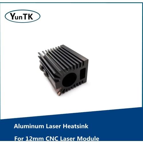 Aluminum Laser Heatsink Heating Dissipation Housing Temperature Basin Holder Pair for 12mm CNC Laser Module