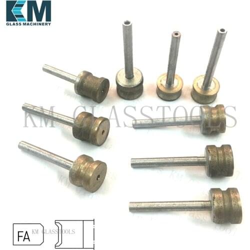 Free shipping! Diamond Grinding Head FA edge, thickness 3,4,5,6,8,10,12,15,19mm For glass