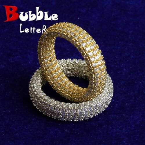 Bubble letter White Rings