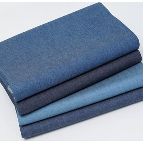 High Quality Denim Fabric Light And Breathable Thin Cotton Denim Fabric For Jeans T-Shirt Dress And Bags 45X145cm/Pc TJ4512-1