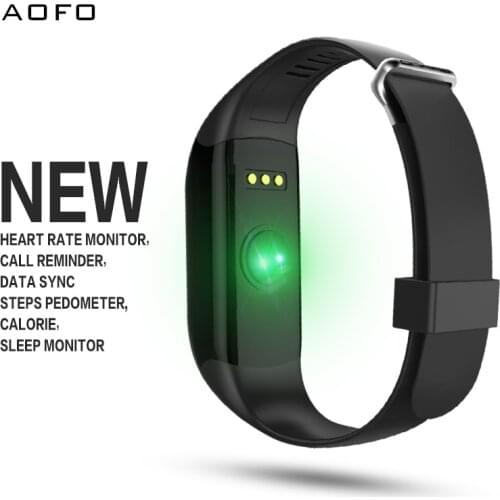 Fitness Tracker : Heart Rate Monitor Wireless Smart Wristband, Waterproof Fitness Watch with Replacement Band for Android & iOS