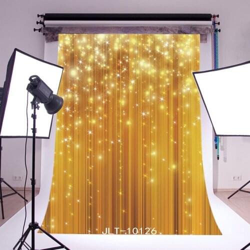Photography Backdrops Fancy Bokeh Halos Golden Glitter Twinkle Children Toddlers Kids Adults Lover Portraits Photo Background