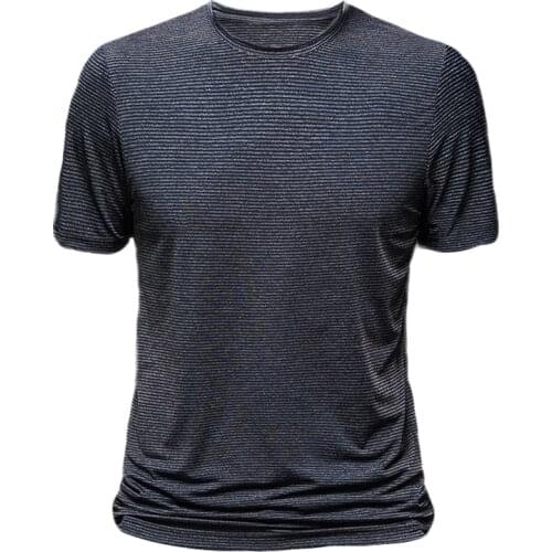 Brand Quality Men T-shirt O-neck Fashion Quick-Drying Slim Fit Soild T-shirts Male Tops Tees Short Sleeve T Shirt For Men