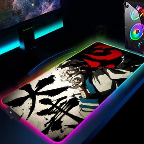 Hunter X Hunter Mausepad Anime Mouse Pad Gaming Computer Desk Mat Cute Xxl LED Mause Pad Gamer Keyboard Mousepad RGB Mouse Mats
