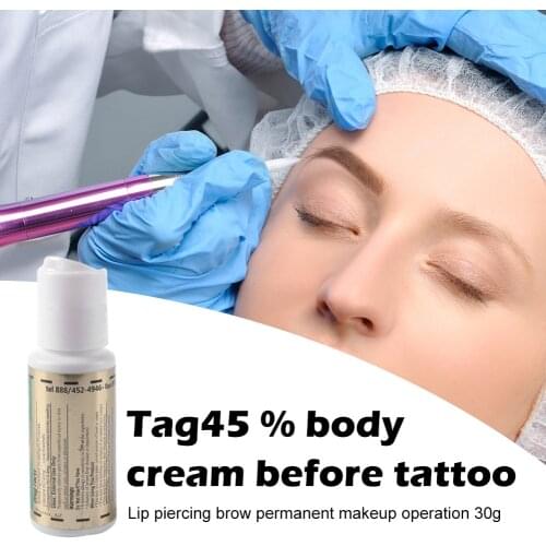 30g Tattoo Cream Tattoo Gel During Procedure Numb Gel Beauty Body Eyebrow Lip Permanent Makeup Tattoo Supplies