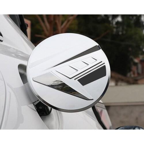 For Hyundai Elantra CN7 2020 2021 Fuel Tank Cover Gas Oil Box Cap Panel Moulidng Ring Chrome Car Styling Accessories