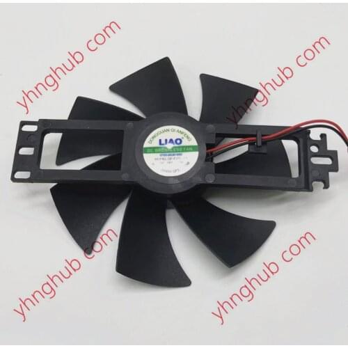 LIAO QF-FJ18K01 DC 18V 2.7W, Dia. 110mm C.T.C 130mm 2-Wire Server Cooling Fan