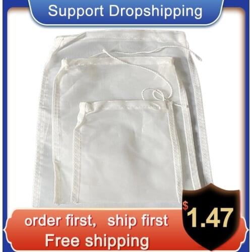 Nut Milk Bag Reusable Almond Milk Bag All Purpose Food Strainer Mesh Nylon Cheesecloth for Cold Brew Coffee Filtering