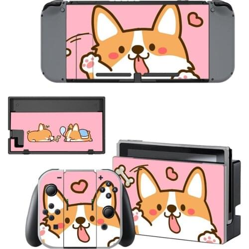 Siberian Husky Dog Nintendo Switch Skin Sticker NintendoSwitch stickers skins for Nintend Switch Console and Joy-Con Controller