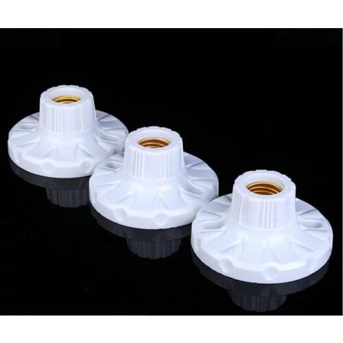 E27 Bakelite Flat Base Lamp Holder Plum Blossom Flame Retardant High Temperature Resistance Lamp Base Lampholder