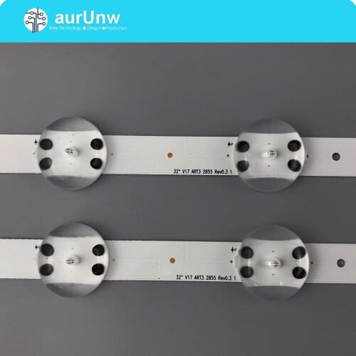 LED Strip 8leds for LG 32" TV 6916L-2855B 32 V17 V18 8LED 2855A Rev0.0 6916L-3148C 6916L-3148A 32LJ510U-ZA 32LJ510 32LJ610V