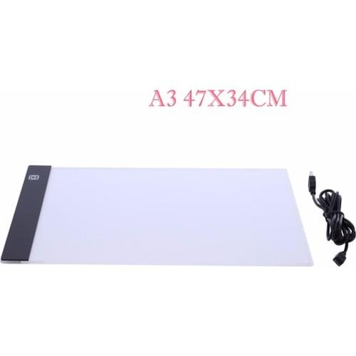 LED A3 Light Panel Graphic Light Pad Digital Copyboard with 3level Dimmable Brightness for Tracing Drawing Copying light pad a3