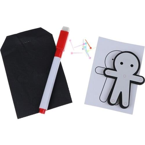 Voodoo Pins Place Magic Close Up Street Bar Gimmick Prop Illusion Mentalism Voodoo Prediction Magic Tricks Predict Select